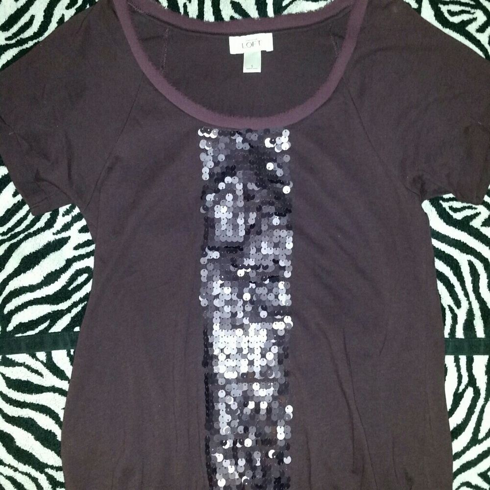 Loft, sequin top